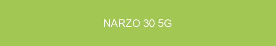 Narzo 30 5G